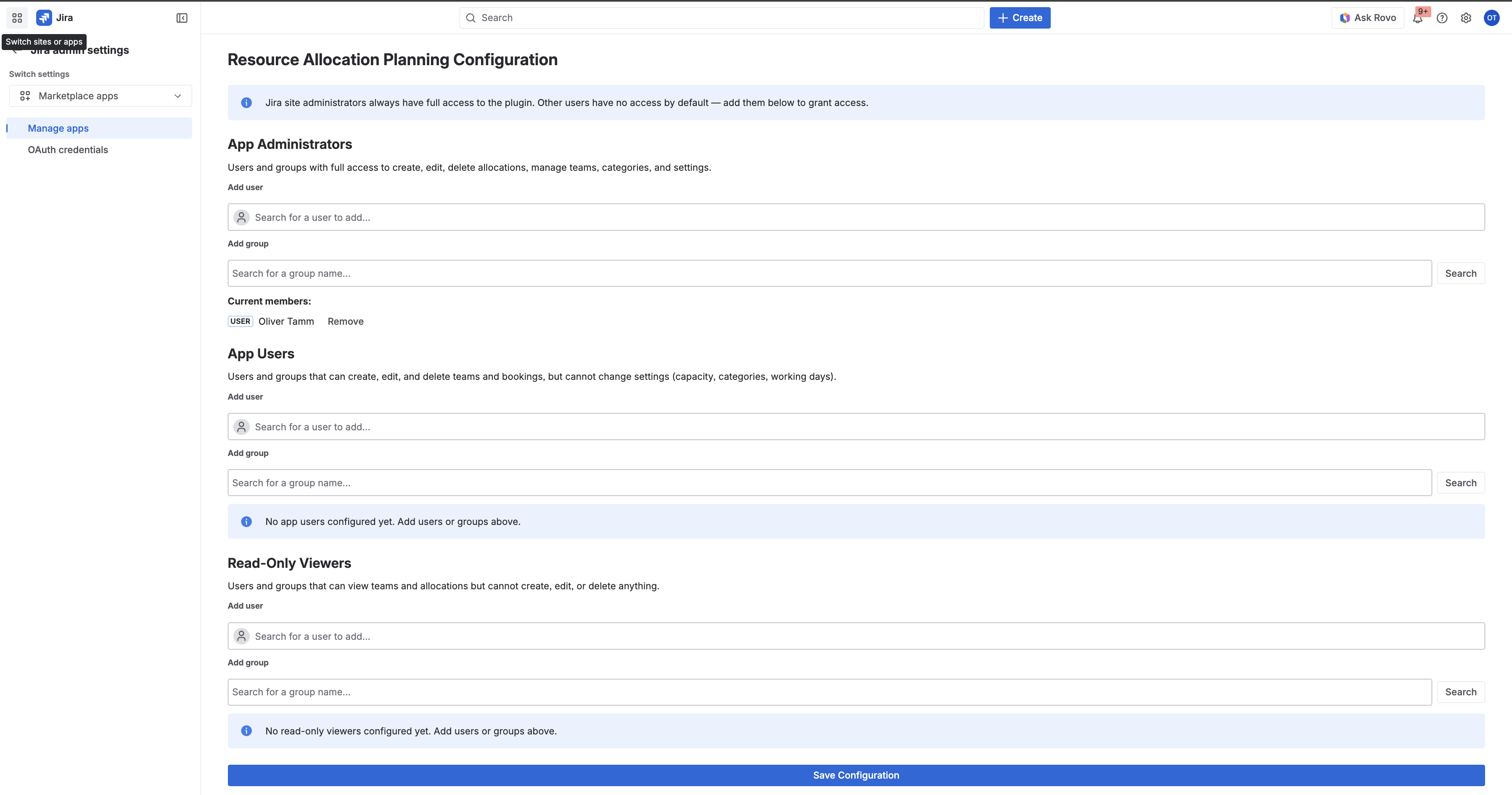 Permissions & Admin Configuration