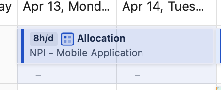 Custom Allocation on the Scheduler
